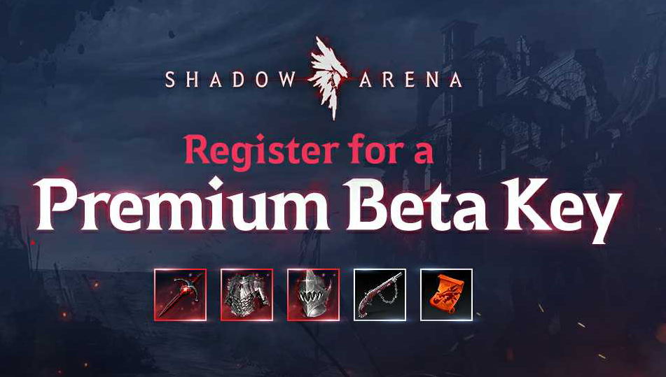 Banner for Registering for Shadow Arena for Premium Items