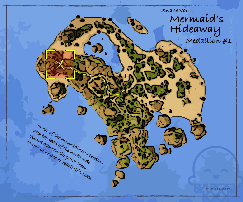 mermaids hideaway medallion 1 location