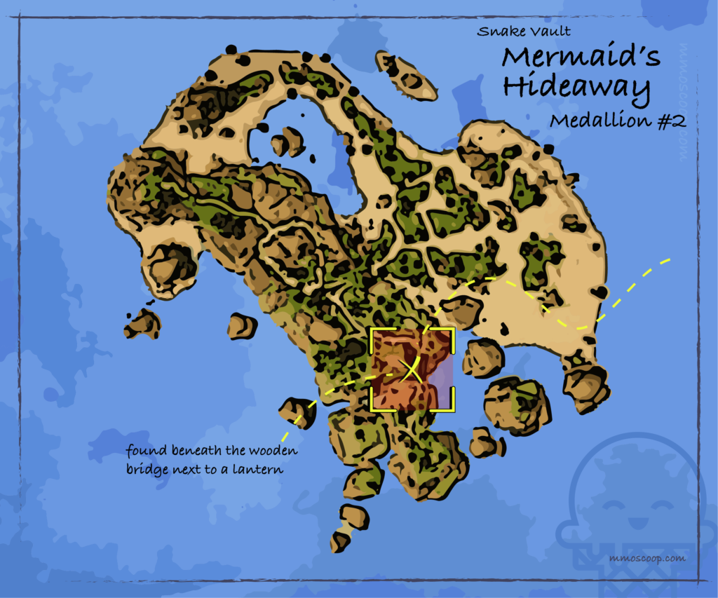 mermaids hideaway medallion 2 location