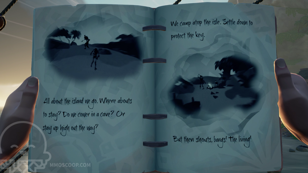 Wanderers Refuge journal page two for the cursed rogue skeleton key