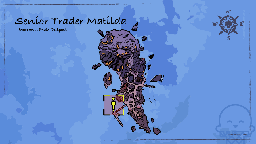 Senior trader Matilda cargo run NPC on morrows peak outpost